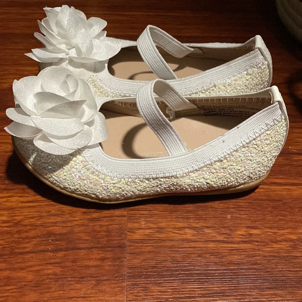 Sparkly White Shoes
